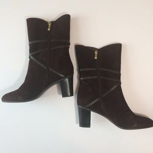 Isaac Mizrahi Love Suede Boots Sz9M